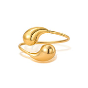 Twin Drops Cuff Bracelet