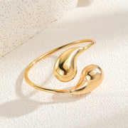 Twin Drops Cuff Bracelet