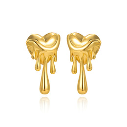 Molten Heart Earrings