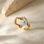 Pearl Drift Ring (adjustable)