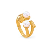 Aurora Pearl Ring (adjustable)