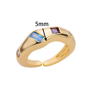 Aurora Band Ring (adjustable)